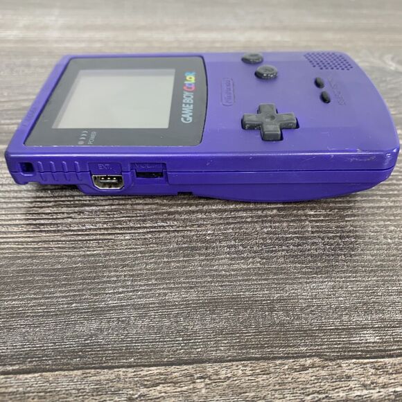 Nintendo Game Boy Color CGB-001 Grape Purple OEM Tested Works - Picture 6 of 10